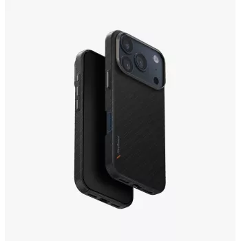 UNIQ Keva Edge tok iPhone 17 Pro MagClick töltéshez fekete