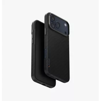 UNIQ Keva EDGE tok iPhone 17 Pro Max készülékhez, MagClick töltés, fekete