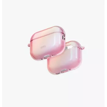 UNIQ Iridescia tok AirPods Pro 3 készülékhez, akasztós tok, rózsaszín prizma