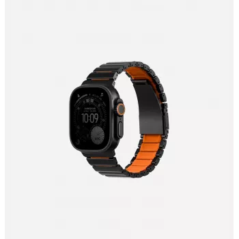 UNIQ Strova Flex szíj Apple Watch 44/45/46/49mm Series 1/2/3/4/5/6/7/8/9/10/11/SE/SE2/SE3/Ultra/Ultra 2/Ultra 3 ezüst-lime