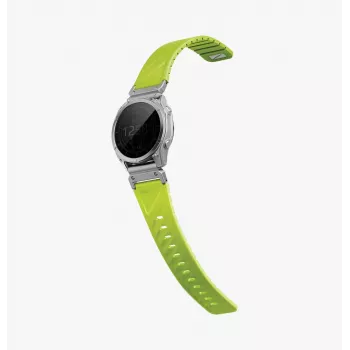 UNIQ Fluo Smart-Fit szilikon szíj Garmin 22mm - lime zöld