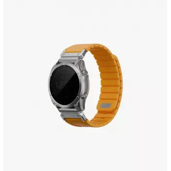UNIQ Fluo Smart-Fit szilikon szíj Garmin 26mm - narancssárga