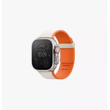 UNIQ Revix IV prémium kétoldalas mágneses szíj Apple Watch 49/46/45/44mm Edition rózsaszín-bézs