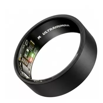 ULTRAHUMAN Ring Air – okosgyűrű nőknek és férfiaknak – alvás- és fitneszkövető wearable – pulzusszám – okosgyűrű matt szürke 12-es méret