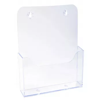 Exacompta A5 prospektustartó, 1 rekesz, polisztirol, 73 x 173 x 214 mm (75058D)