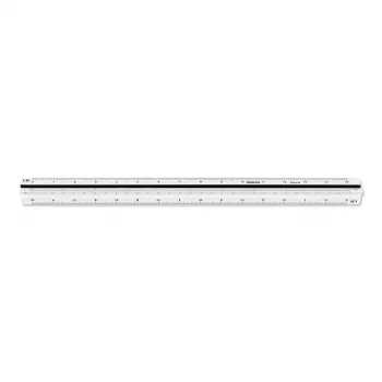 ARISTO háromszögű vonalzó D-profil fehér 30 cm (AR23703EB)