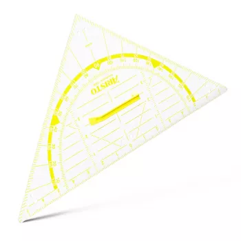 ARISTO geodreieck 2 készlet háromszög 80 cm átlátszó plexi