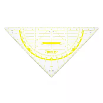 ARISTO geodreieck 2 készlet háromszög 80 cm átlátszó plexi