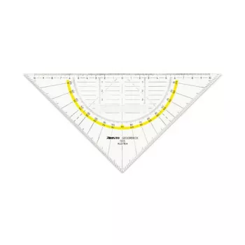 Aristo AR 1555/2 derékszögű vonalzó 225 mm átfogóval, fogóval