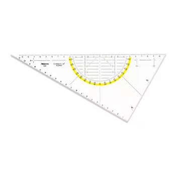 ARISTO geometriai háromszög 26,0 cm átlátszó