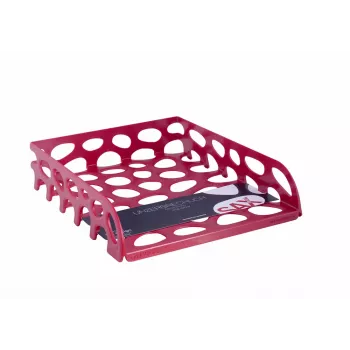 SAX Voronoi dokumentumtálca piros DIN C4