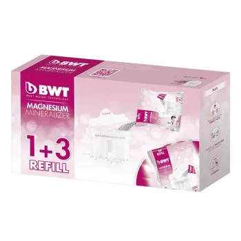 BWT 814544 Longlife utántöltő 1+3 vízszűrő kancsó rózsaszín/fehér