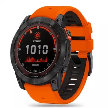 TECH-PROTECT ICONBAND PRO Garmin Fenix 3 / 5X / 3HR / 5X Plus / 6X / 6X Pro / 7X, narancs/fekete