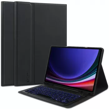 Tech-Protect SC toll + billentyűzet tok Samsung Galaxy Tab S9 / S9 FE / S10 FE / S10 Lite-hoz, fekete