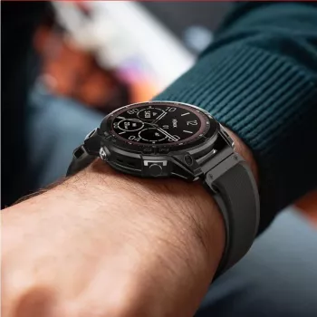 TECH-PROTECT nylon óraszíj Garmin Fenix 5 / 6 / 6 Pro / 7 - fekete/narancs