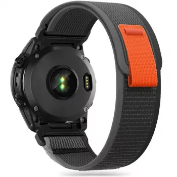 TECH-PROTECT nylon Garmin Fenix 3 / 5X / 3HR / 5X Plus / 6X / 6X Pro / 7X, fekete/narancs