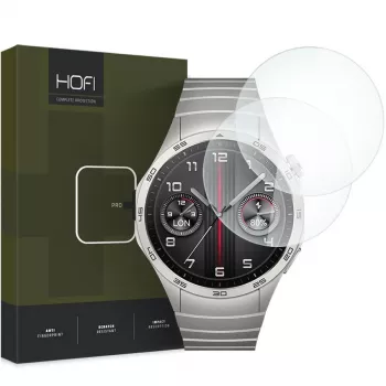 HOFI Glass Pro+ 2 darabos edzettüveg kijelzővédő fólia Huawei Watch GT 4 (46mm), átlátszó