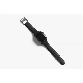 Bellroy Classic Leather szíj Apple Watch-hoz, fekete, 40mm, 41mm, 38mm, 42mm (10/11. sorozat)