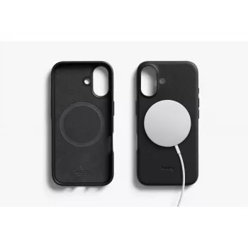 Bellroy bőrtok iPhone 16-hoz, fekete