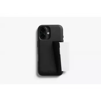 Bellroy bőr kártyatartó tok iPhone 16-hoz, fekete
