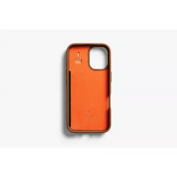 Bellroy bőr kártyatartó tok iPhone 16 Plus-hoz, barna