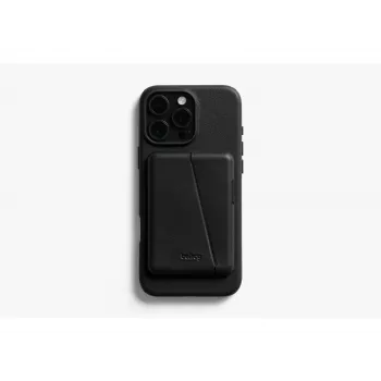 Bellroy bőrtok mágneses pénztárcával iPhone 16 Pro Max-hoz, fekete