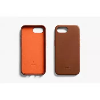 Bellroy bőrtok iPhone 16e-hez, barna