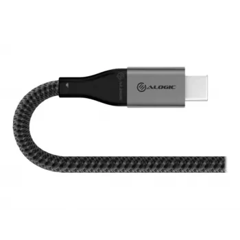 ALOGIC Super Ultra USB-C–USB-A kábel 1 m fekete