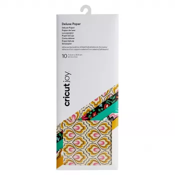 CRICUT Joy Adhesive Backed Deluxe papír 11,5x30 cm 10 lap By Design