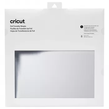 Cricut átvivő fólia ív 30,5 cm x 30,5 cm ezüst metálfényű