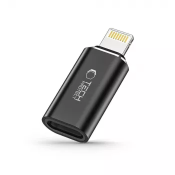 TECH-PROTECT ULTRABOOST adapter Lightning USB-C-re fekete