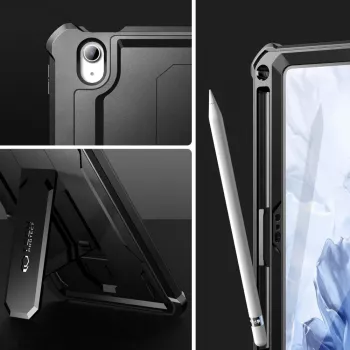 Tech-Protect Kevlar Pro tok iPad 10.9 (10. gen, 2022) / iPad 11 (2025)-höz, fekete