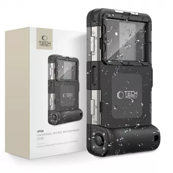 TECH-PROTECT IPX8 univerzális vízálló búvártok fekete