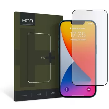 HOFI Glass Pro+ edzettüveg képernyővédő Apple iPhone 13 / 13 Pro / 14, fekete
