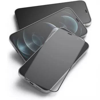 HOFI Glass Pro+ edzettüveg képernyővédő Apple iPhone 13 / 13 Pro / 14, fekete
