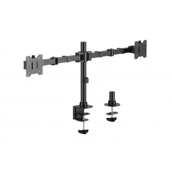 Equip Dual Monitor asztali tartó 17-35 inch 360° forgatás 20kg fekete