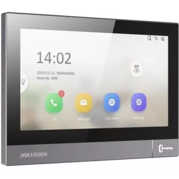 Hikvision DS-KH8381-TE1 IP videós kaputelefon beltéri monitor 7 inch érintőképernyő