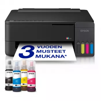 Epson EcoTank ET-1910 többfunkciós tintasugaras nyomtató - színes - nyomtatás, szkennelés, másolás - A4, Legal - akár 11 oldal/perc nyomtatás - 100 lapos adagoló - Wi-Fi