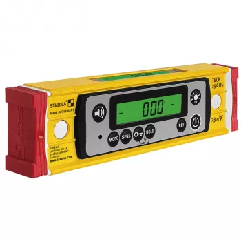 STABILA TECH 196 DL digitális vízmérték, 23 cm