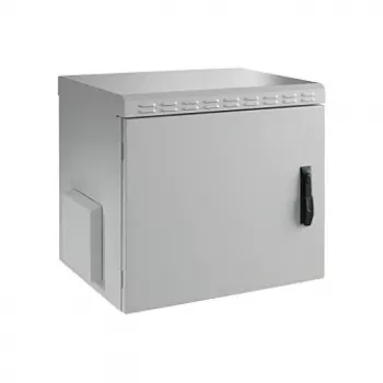 EFB-Elektronik 19 inch fali ház IP55, 12U, acélajtó, mélység 450 mm, RAL 7035