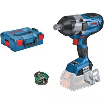 BOSCH Professional BITURBO GDS 18V-1050 HC akkumulátoros ütvecsavarozó, 3/4 inch négyszögmeghajtás, 18 V, Solo (kék/fekete, Bluetooth, L-BOXX)