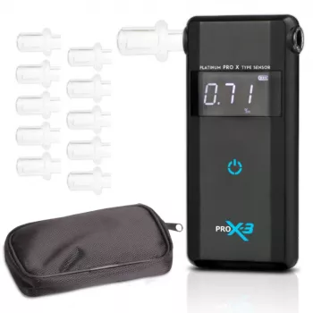 AlcoFind PRO-X-3 alkoholszonda fúvókákkal, 12 hónapos kalibráció