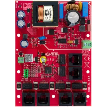 ATTE IPB-5-10A-OF 6 portos PoE switch beépített tápegységgel