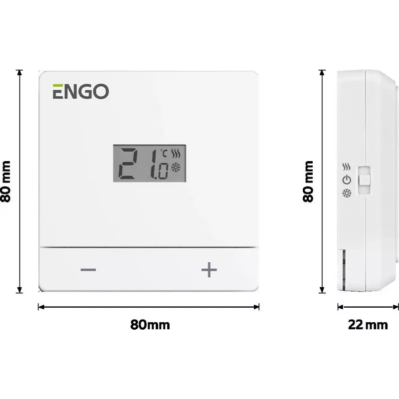 ENGO Controls EASY-BATW hőmérséklet-szabályzó elem