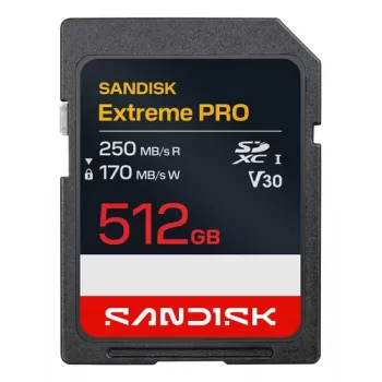 SanDisk Extreme Pro 512 GB SDXC UHS-I memóriakártya