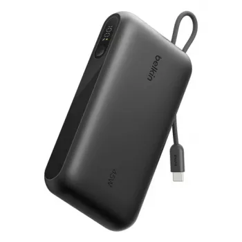 Belkin BoostCharge power bank kijelzővel 20000 mAh fekete USB-C kábellel