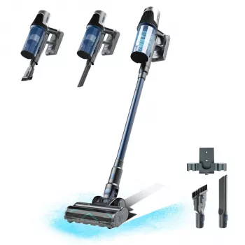CECOTEC Conga Rockstar RS50 akkumulátoros porszívó, fekete/türkiz