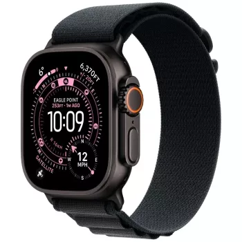 Apple Watch Series 9 GPS + Cellular 45mm Midnight alumíniumház Midnight Sport szíjjal M/L