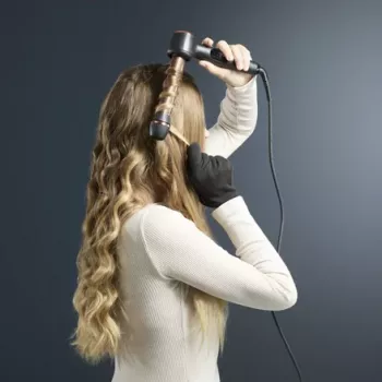 Rowenta CF4620E0 Twist Curl hajsütővas - kerámia, ionápolás, 27/32/38 mm, LCD-kijelző, 86 W, fekete/réz