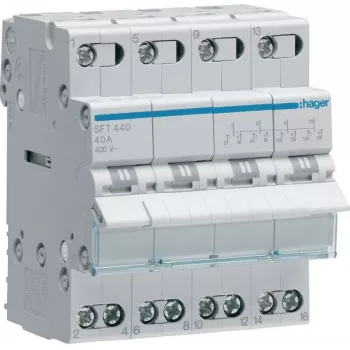 Hager SFT440 moduláris átkapcsoló I-0-II 4P 40A 400V AC